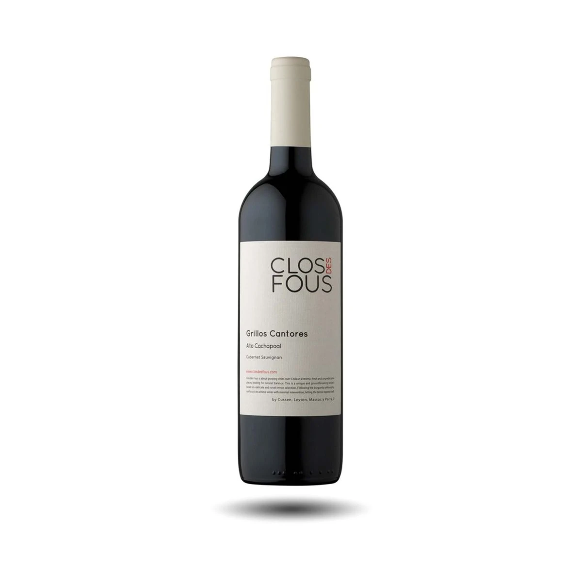 Clos des Fous - Grillos Cantores, Cabernet Sauvignon, 2020 Clos des Fous - Grillos Cantores, Cabernet Sauvignon, 2020